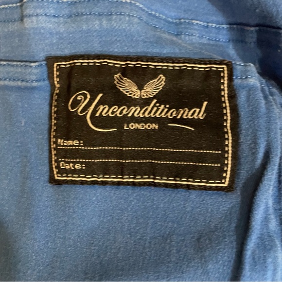 Unconditional blue pants with zipper details - Picture 6 of 6